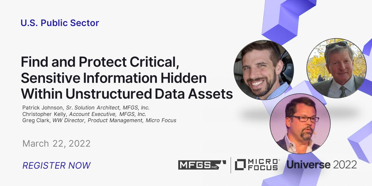 Dive deeper with @MFGSInc and <a href="/MicroFocus/">Micro Focus</a> experts into robust #datasec and access controls including record deposition using our innovative solutions at #MicroFocusUniverse. #dataprotection #TeamMicroFocus bit.ly/3u1Nfcc