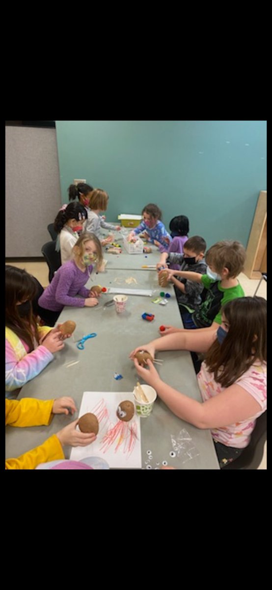 CornwallPE's tweet image. Today’s March Break Camp fun is Bud the Spud!! #marchbreakfun