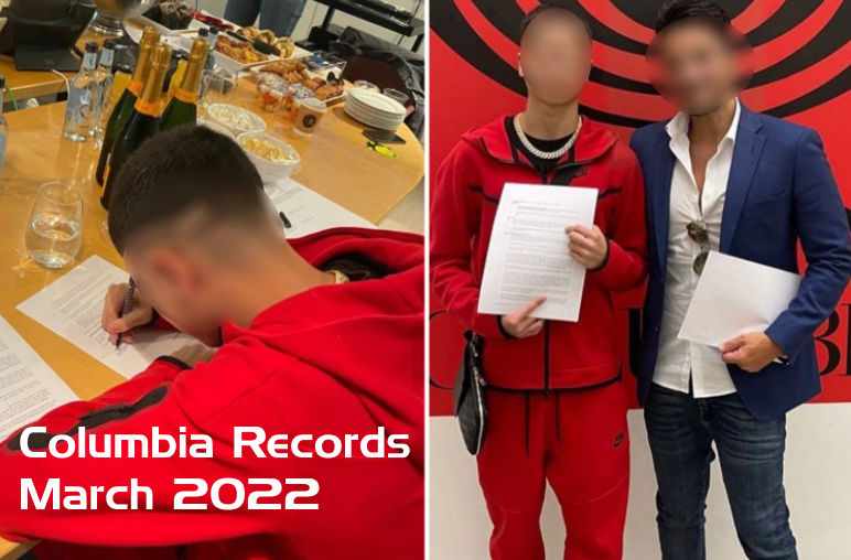 JaywanIncBeats's tweet photo. 🍾 Signing Day! The day that dreams come true...

I will let Columbia and this artist's Publicist officially break the news with a press release next week. When I say we walk stars into the building this is what I am talking about. 

HOW BAD DO YOU WANT IT? 🤔

#WeGetRESULTS 📈 https://t.co/KDKQXafVJ3