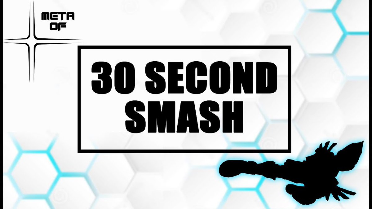TheMetaofsmash's tweet photo. New 30 Second Smash video just went live! Check it out: https://t.co/oZokyOSFig
#smashultimate #metaofsmash #30secondsmash https://t.co/lF8kEYU1i1