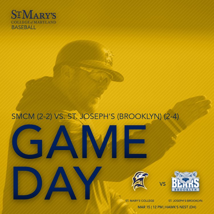 St. Mary's (Md.) Seahawks (@smcseahawks) on Twitter photo BSB | Come enjoy the sun at the Hawk's Nest as <a href="/SMCM_Baseball/">Seahawk Baseball</a> takes the field for a doubleheader.
π @SJCBears @sjcbearsbasebl
π St. Mary's City, MD
β° 12 PM & 3 PM
πΉ (1): bit.ly/3CHKaC2
πΉ (2): bit.ly/37x56Al
π bit.ly/3q7m2DW
#d3baseball BSB | Come enjoy the sun at the Hawk's Nest as <a href="/SMCM_Baseball/">Seahawk Baseball</a> takes the field for a doubleheader.
π @SJCBears @sjcbearsbasebl
π St. Mary's City, MD
β° 12 PM & 3 PM
πΉ (1): bit.ly/3CHKaC2
πΉ (2): bit.ly/37x56Al
π bit.ly/3q7m2DW
#d3baseball