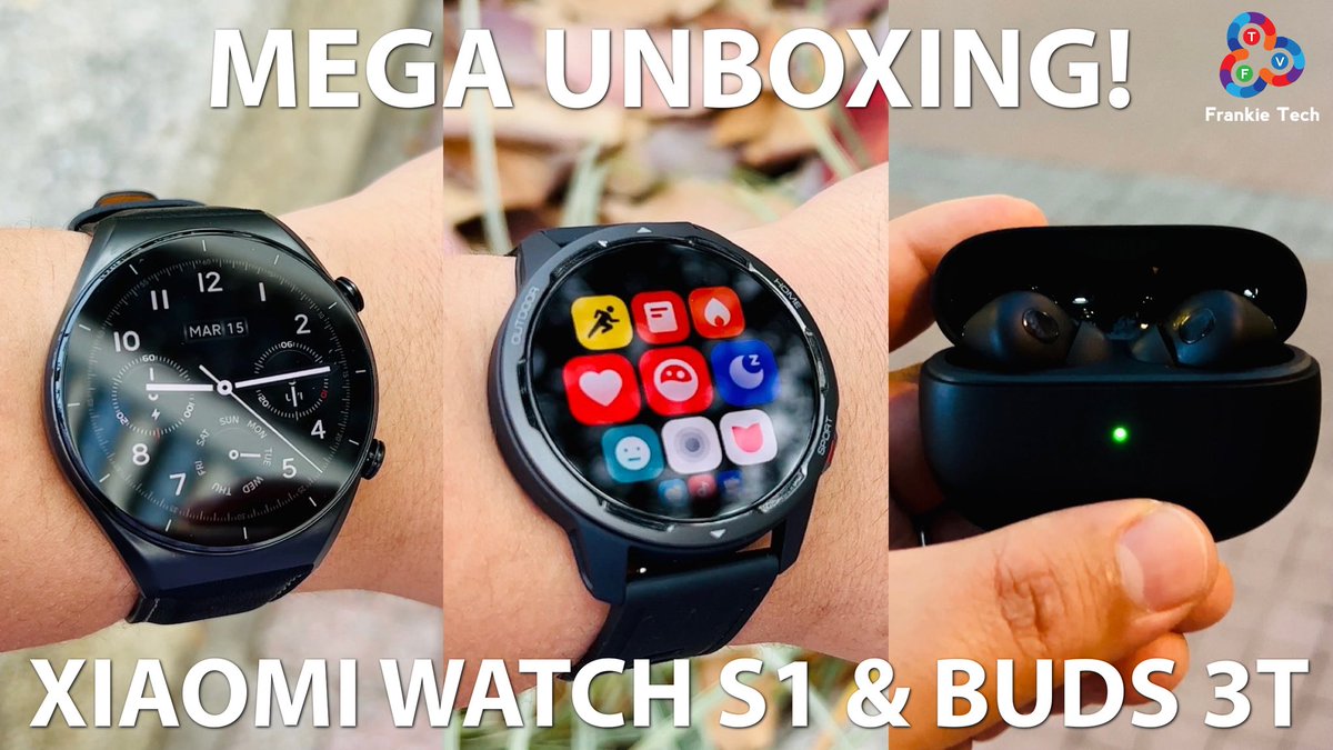 frankie_tech's tweet photo. Here's my Xiaomi Watch S1, S1 Active & Buds 3T Pro MEGA UNBOXING & REVIEW! What are my thoughts on Xiaomi's latest flagship smartwatches and premiere ANC earbuds?
https://t.co/WZtVYWeY26
#Xiaomi #XiaomiWatchS1 #Bud3TPro #WatchS1Active #Xiaomi12Pro https://t.co/BY2MF7x8n5