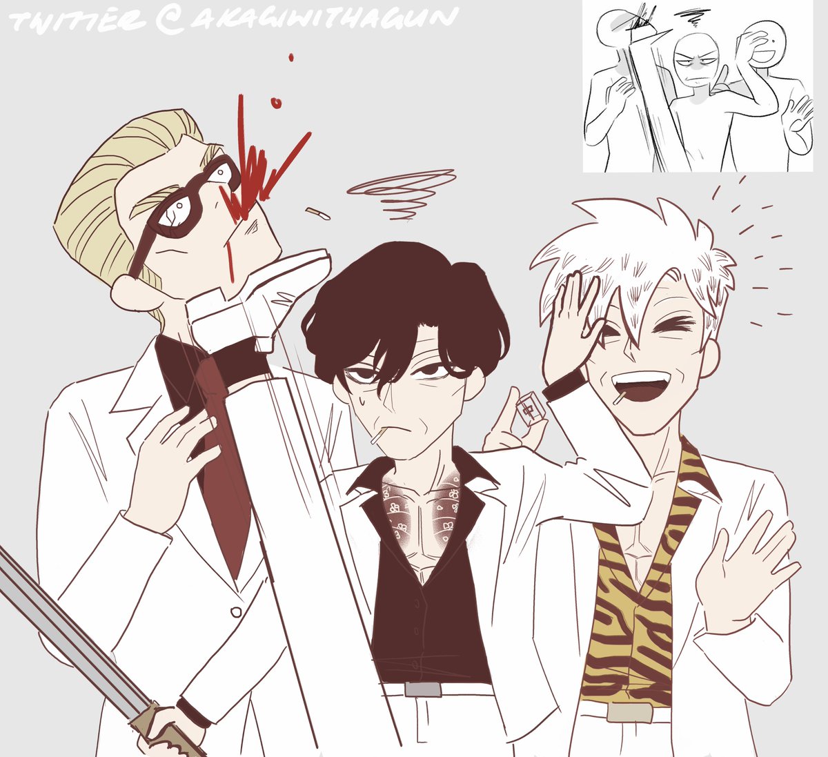 わからない...
＃赤木 ＃沢田 ＃原田