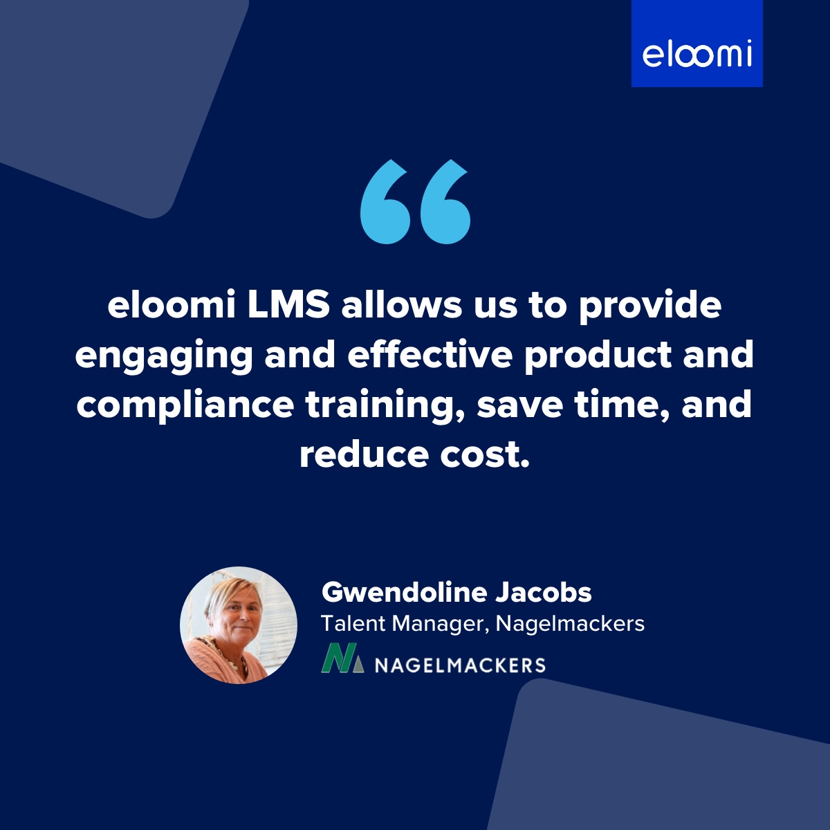 eloomiGO's tweet photo. Saving time and resources for #essentialtraining was exactly what Belgium's oldest bank Nagelmackers was looking to do when they implemented eloomi.
Learn more about how Nagelmackers succeeded with eloomi: https://t.co/SOWlnIE1Zq
#ComplianceTraining #eLearning https://t.co/z5e2CEm12t
