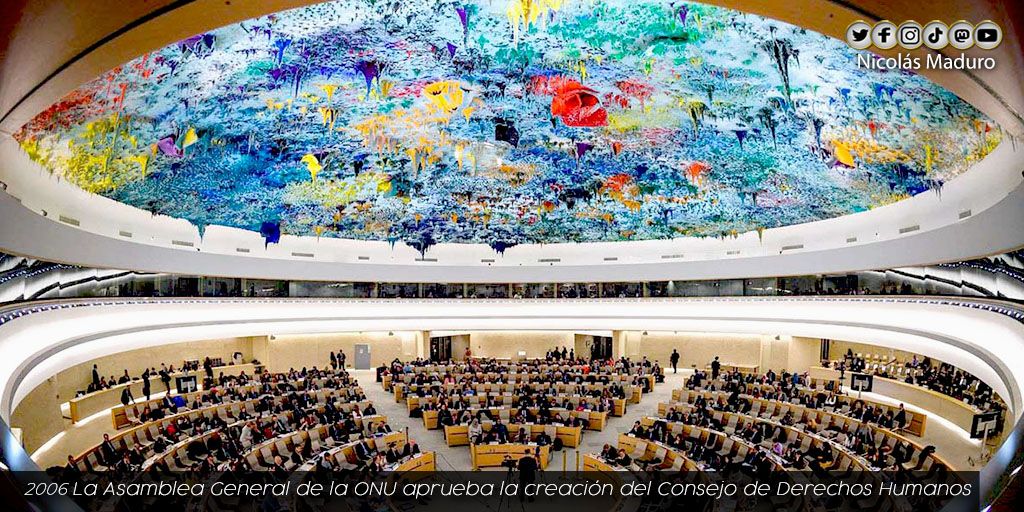 Presidente Maduro reitera su apego al Consejo de Derechos Humanos de la ONU