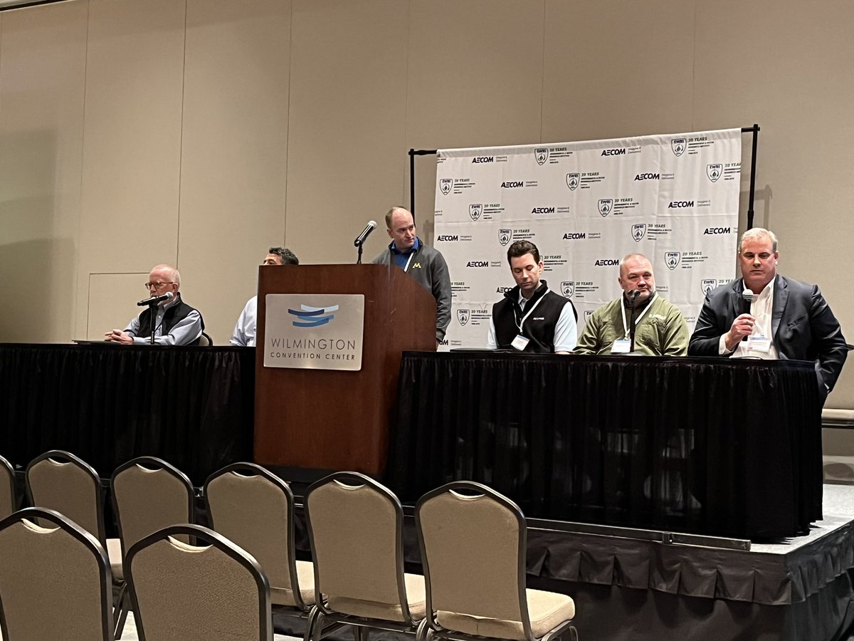 Storm_Doc's tweet photo. The Practitioners Speak! at @ASCE_EWRI & @NCState_BAE ‘s #OMSW2022 Conference! Thank you to @ApexCos, @DragonflyWorks Aqualis, Emerald Environmental, & Stormwater STL for serving as panelists, https://t.co/vEIe4QAaAr