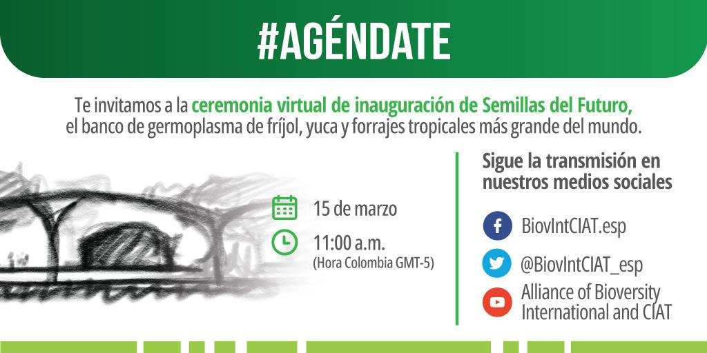 ICA Colombia (@icacolombia) on Twitter photo 📅 ¡HOY conéctese a la inauguración de #SemillasdelFuturo!
🎉Nos enorgullece hacer parte de este proyecto que contribuye a la protección continua de la diversidad de cultivos para las generaciones futuras.
¡Sigue la transmisión!
🌱youtube.com/watch?v=JK5U1f… 📅 ¡HOY conéctese a la inauguración de #SemillasdelFuturo!
🎉Nos enorgullece hacer parte de este proyecto que contribuye a la protección continua de la diversidad de cultivos para las generaciones futuras.
¡Sigue la transmisión!
🌱youtube.com/watch?v=JK5U1f…