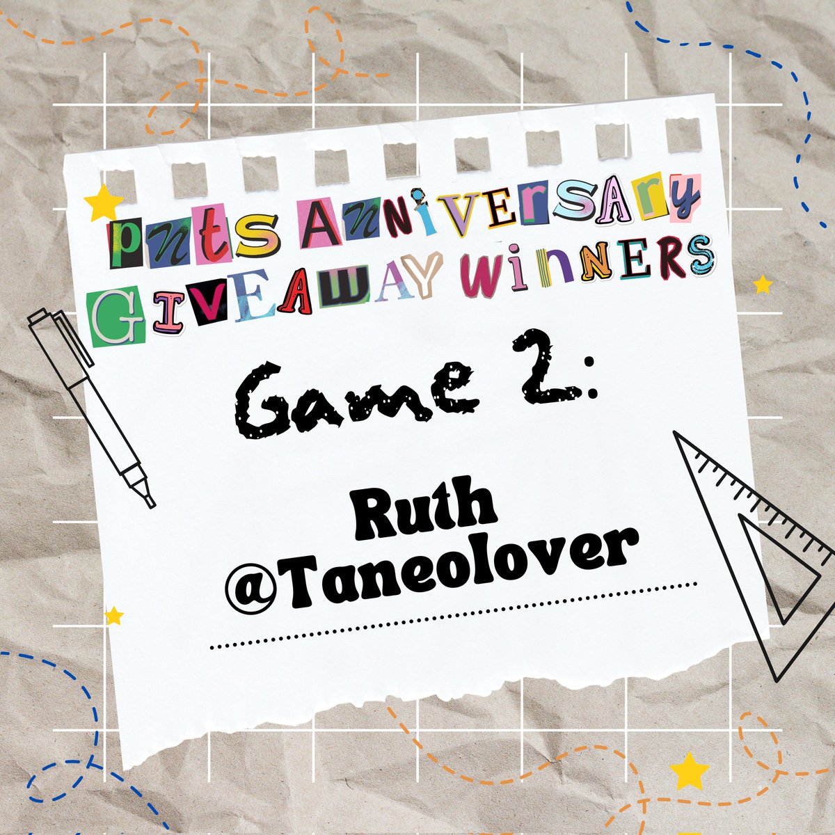 _PNTSquad's tweet photo. Congratulations to the Winners of our Anniversary Giveaway!
Game 1: @sekennuggets
Game 2: @taneolover
ABKD Dance Challenge: @magiliw_chloe @deshna_aveerie
Thank you to everyone who participated!
#PNTSAnn1versary #PNTSpace #PNTSWRU #PNTSRUG
#ALAMAT @Official_ALAMAT https://t.co/aDk1BLesD7