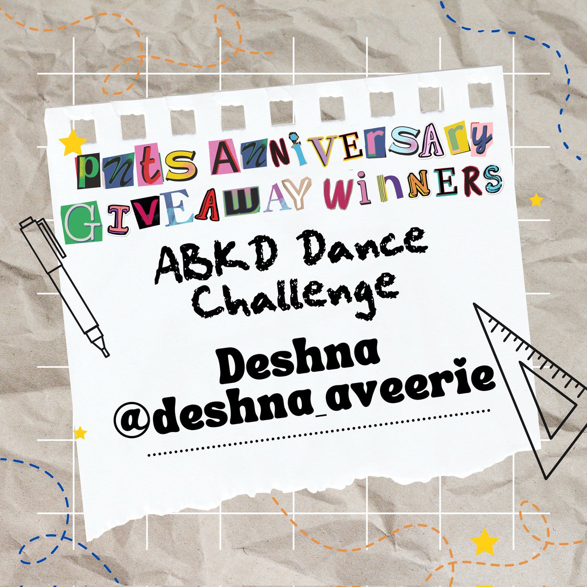 _PNTSquad's tweet photo. Congratulations to the Winners of our Anniversary Giveaway!
Game 1: @sekennuggets
Game 2: @taneolover
ABKD Dance Challenge: @magiliw_chloe @deshna_aveerie
Thank you to everyone who participated!
#PNTSAnn1versary #PNTSpace #PNTSWRU #PNTSRUG
#ALAMAT @Official_ALAMAT https://t.co/aDk1BLesD7