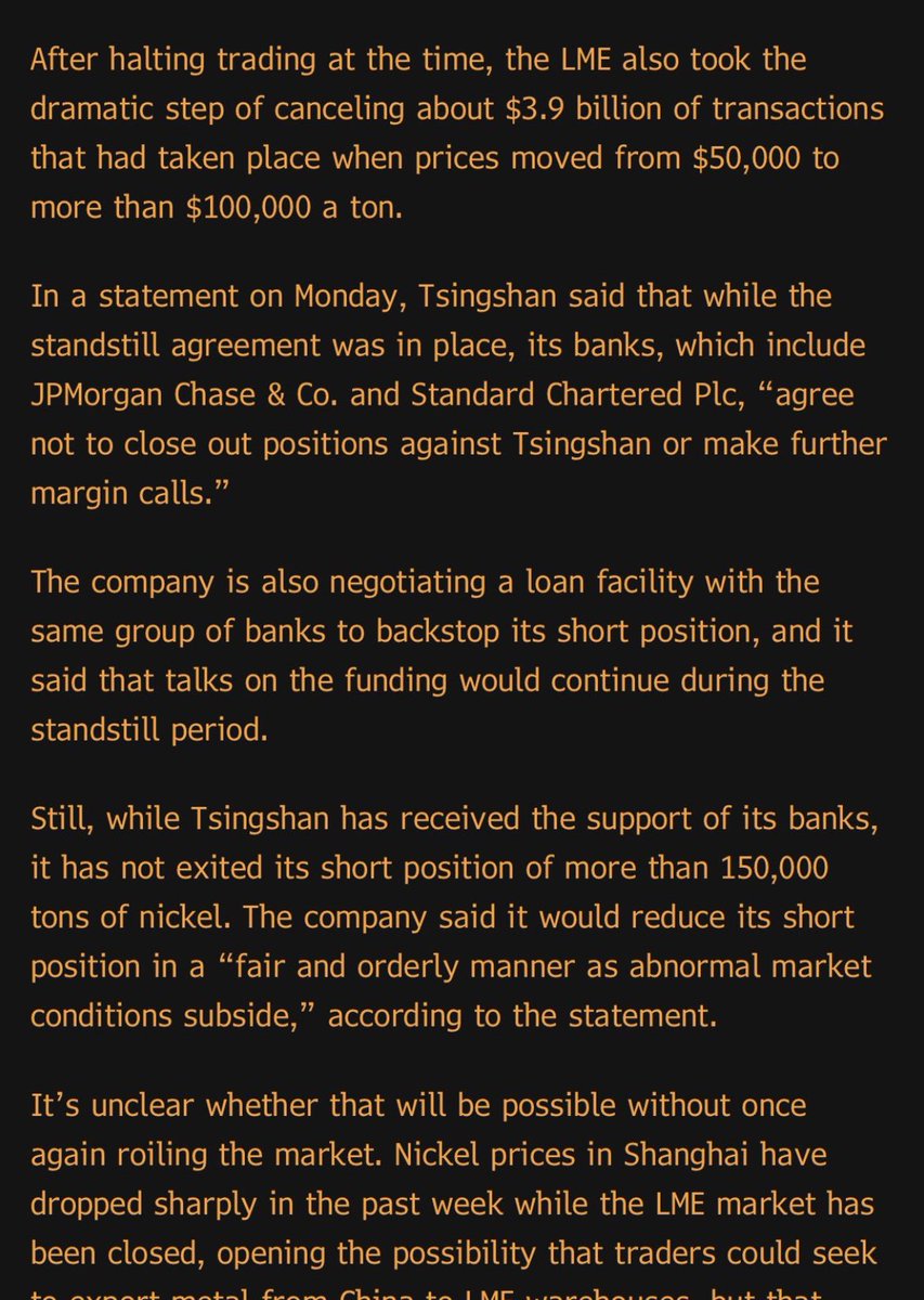jmblech's tweet photo. @CliffordAsness Is there ANY precedent for protecting a single market participant like this? Making their position un-callable? Refusing to close out a short position until market comes down? Is this a CCP too big to fail institution and JPM has to choose to backstop or functionally exit China? https://t.co/72gS8fRftz