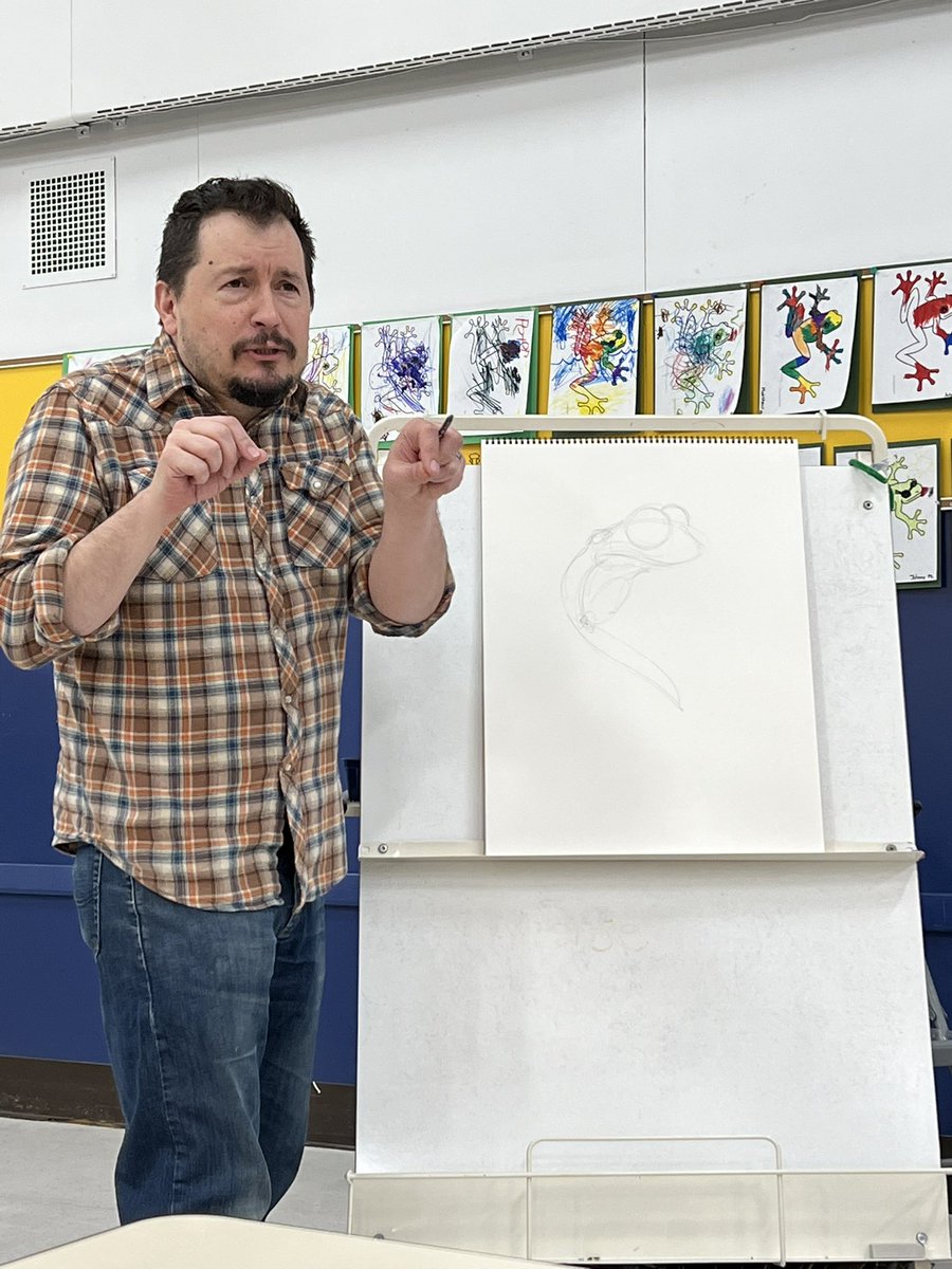 We are so excited to have <a href="/AdamGustavson/">Adam Gustavson</a> visiting North Boulevard this morning! #nbtweets #peqpantherpride