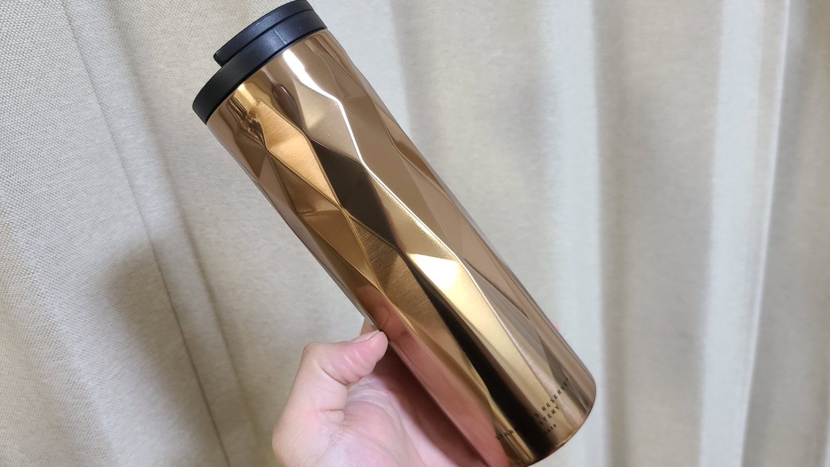 今日の戦利品⁉️衝動買い?ステンレスタンブラーファセットカッパー 