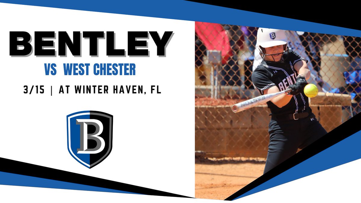 BentleyFalcons's tweet photo. Down in Winter Haven. Bentley softball is playing two today against West Chester. Due to the forecast, the first pitch has been moved up to 1:30 pm.

Video: https://t.co/Joyhb1eJL0

#BentleyU #BeAForce #NE10Embrace https://t.co/djPxjaK9JC