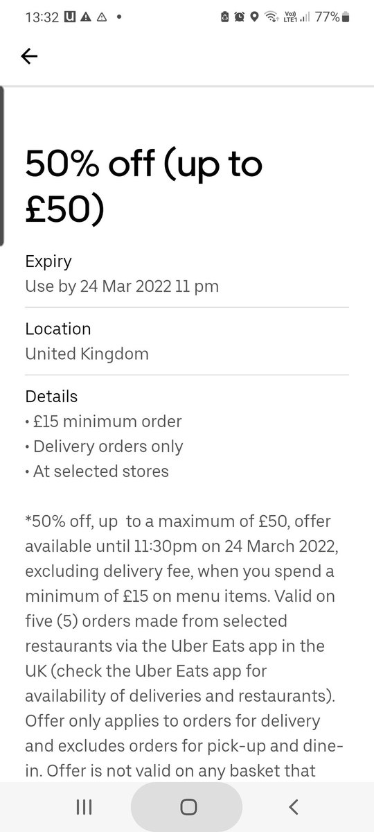 _hemantksingh's tweet photo. Thanks @UberEats for providing an offer and then stealthily charging the full amount on checkout. Refusing to provide a refund after multiple emails was the icing on top #ubereatsscam https://t.co/icuMvSEYLN