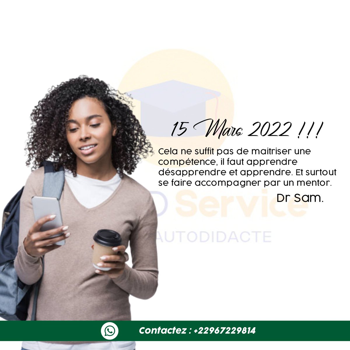 La même chose quand tu es étudiant !!!