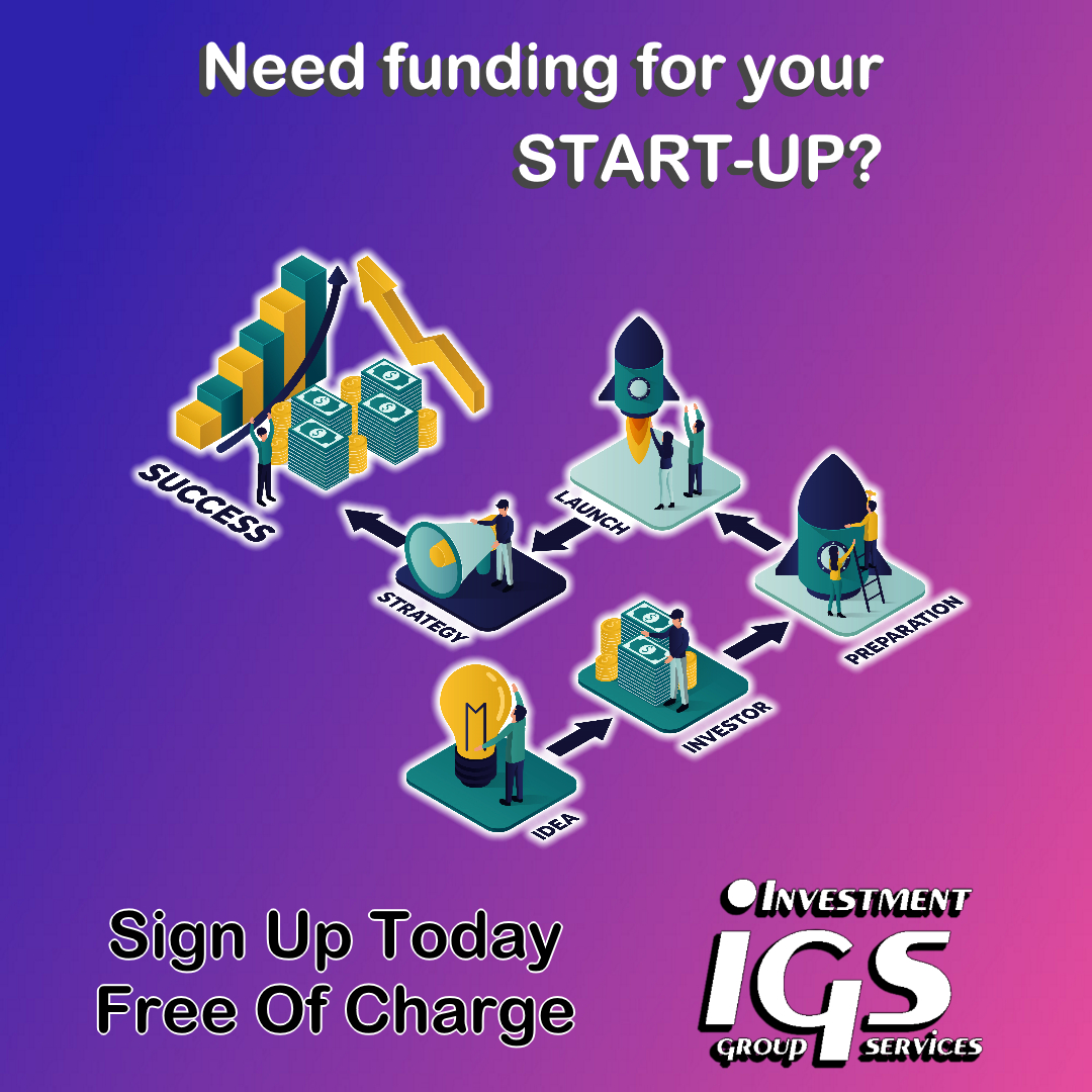 IGS_Invest's tweet photo. @IGS_invest - Get Funding For Your Dreams!

Register | Create and Publish a Pitch | Connect with Investors | Get Funds

#investment #invest #investor #Investing #investors #investinyourself #investments #investmentproperty #investimento #Investasi #investinyou #investimentos https://t.co/iz5Jxy09pH