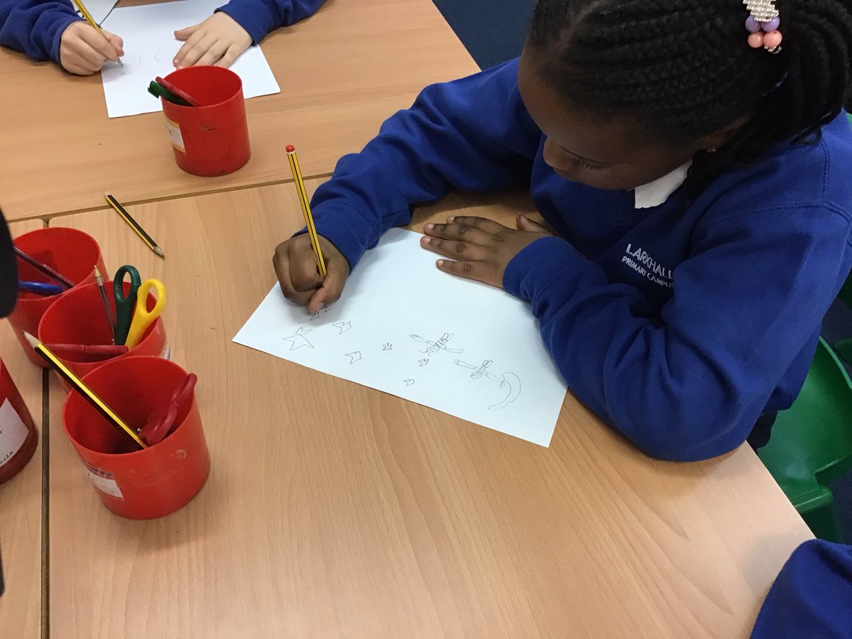 LarkHallPrimary's tweet photo. Year 2 have been enjoying learning all about Oliver Jeffers. We listened to a new story and were very creative drawing what we imagined before looking at the illustrations 🐛 #lhpscd #lhuecl #lhbattersea #lhalbert https://t.co/znCRDaey9d