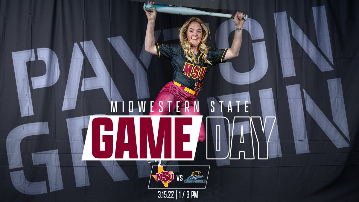 MSUMustangs's tweet photo. SOFTBALL | @MSUTexasSB hosts Embry-Riddle for a non-conference doubleheader TODAY at Mustangs Park. First pitches are set for 1 and 3 p.m. #StangGang

📺 | https://t.co/FrkWb8vn37
📊 | https://t.co/08DRXfyidE https://t.co/yfJWe9N5ud