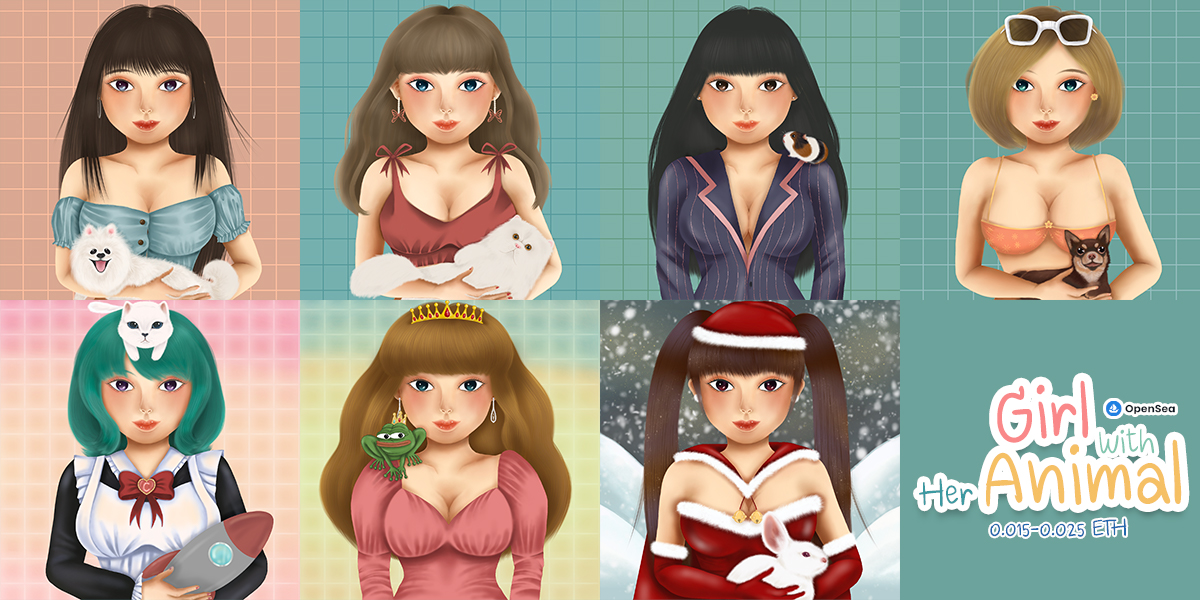 NOW DROP!!!
MY GIRL WITH HER ANIMAL IS ON OPENSEA ⛵️ THEY ARE WAITING FOR YOU!
Sales Price: 0.015-0.025 ETH

👉opensea.io/collection/gir…

#NFTTHAILAND #NFTJapan #NFTcollectibles #NFTCommumity #waifu #NFTdrops #NFTCommumity #NFTcollections #nftcollector #NFTdrops #NFTshill