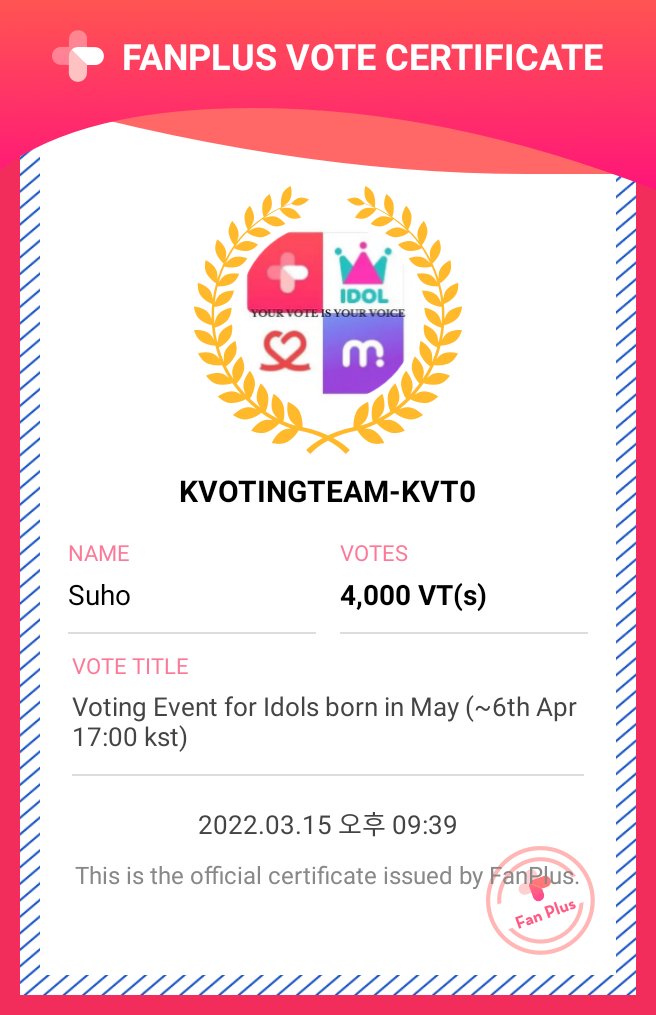 KPop__Voting's tweet photo. ✨Voting proof ✨
For EXO SUHO
☑️4,000 votes casted
Thank you for the participation and though the criterias were not met we still voted for #EXOSUHO
Thank you for trusting us and all the best for the poll 🤗
Follow us for more surprise GA soon😍
#EXO #SUHO
#KVTProofs https://t.co/cIP0gLG1Pn
