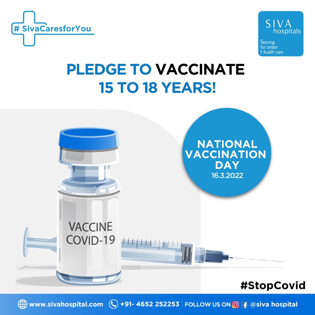 On the eve of the National Vaccination/Immunization Day, Siva hospital pledges to vaccinate and make our country Covid-free!

#siva #sivacaresforyou #nationalvacccinationday #stopcovid