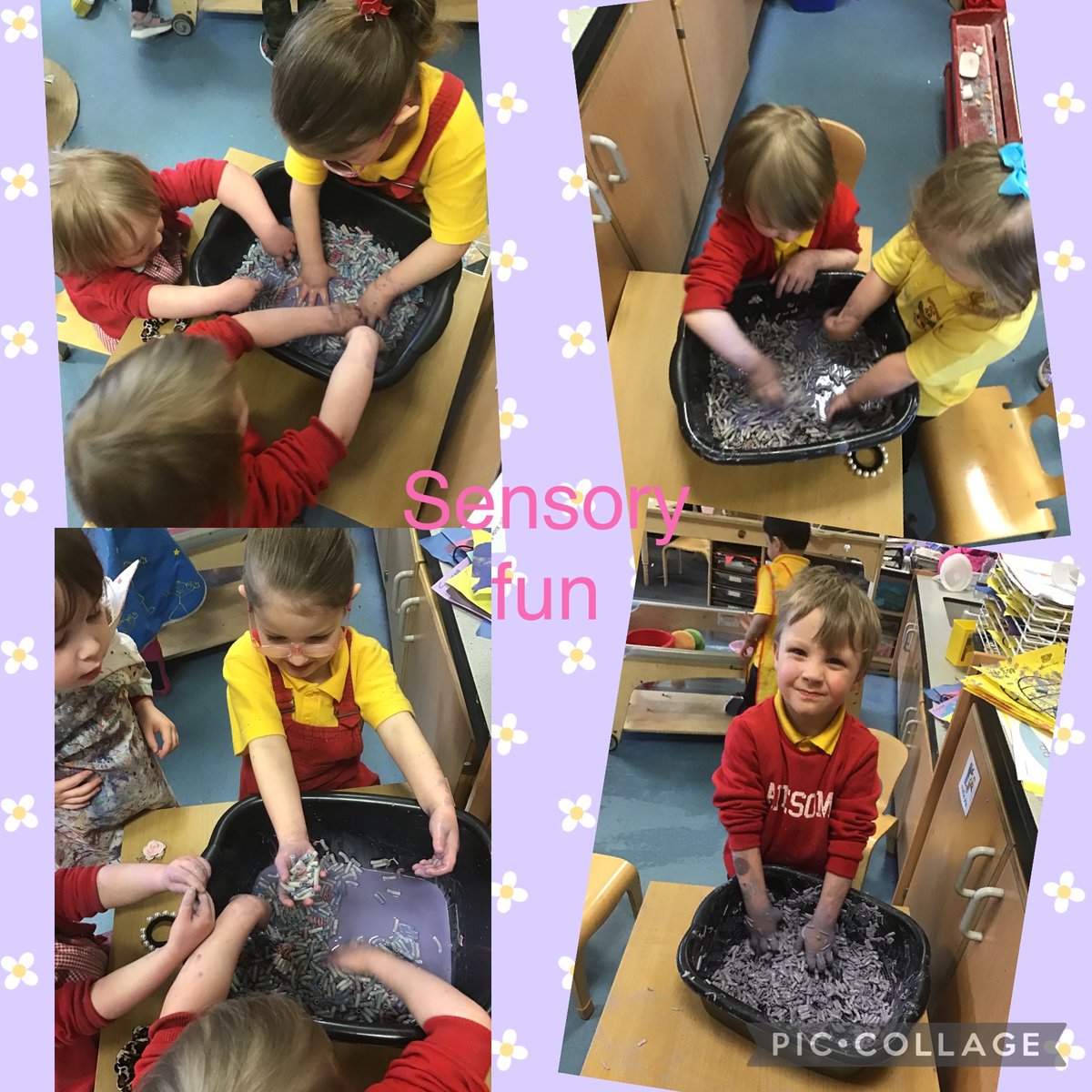 Honeywellnurs's tweet image. We recycled our leftover pasta into sensory fun this afternoon #squishyfun #touch