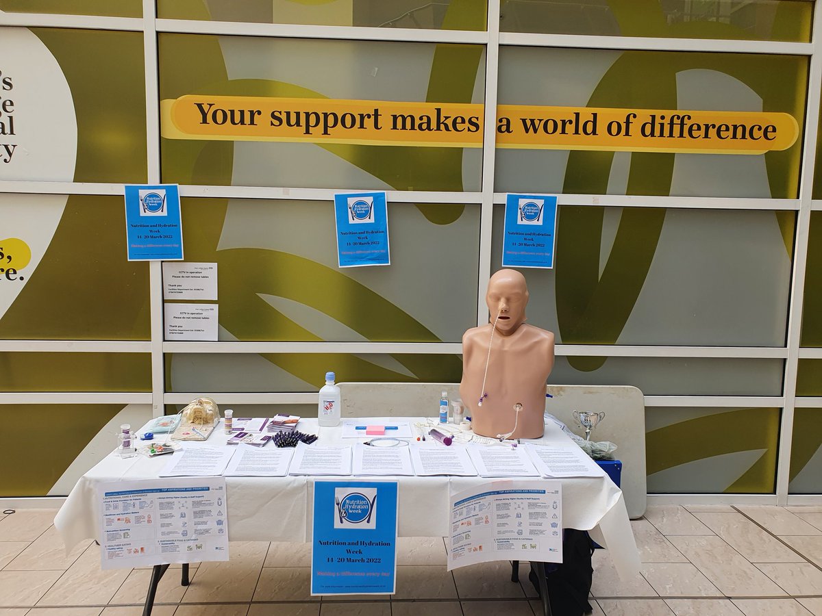 _tracey82's tweet photo. Enteral tube feeding awareness as part of #NutritionAndHydrationWeek @KingsCollegeNHS. Great to talk to so many staff and visitors about how we support some of our patients https://t.co/jBXGFT74Rn