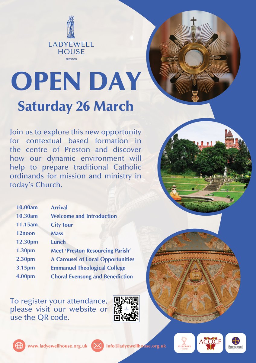 With just under two weeks until our Open Day, there is still time to register your attendance! We look forward to a great day! @EmmanuelTheoCol @cofelancs @BpBurnley @JillLCDuff @SSCHOLYCROSS @StGeorgePreston