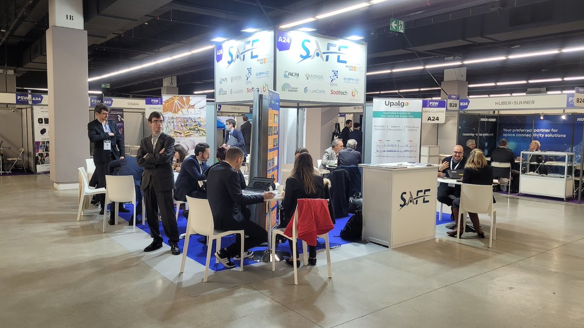 Safe_Cluster's tweet photo. 📢 SAFE et ses adhérents ACRI-ST - ASPIDA - @DIGINOVE1 - EZAKO  Anomaly Detection - IRT Saint Exupéry - LuxCarta - Soditech - @TEMISThSAS  sont présents à la #ParisSpaceWeek pour y découvrir les dernières nouveautés de l’industrie et la recherche spatiale 🛰
 @MaRegionSud https://t.co/oImPybmhQN