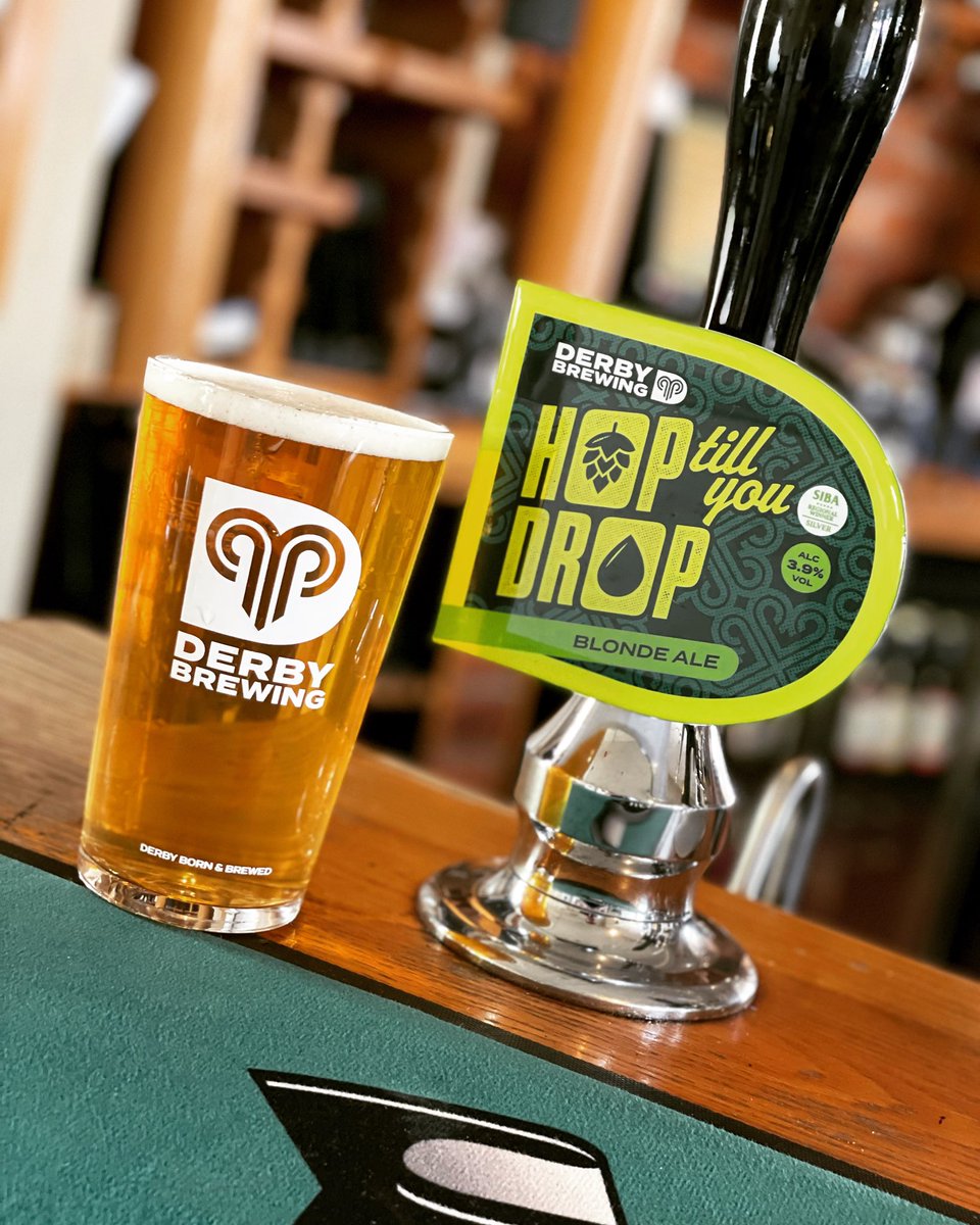 TheTapDerby's tweet photo. After a short hiatus, Hop Till You Drop is finally back! A perfect session beer at 3.9%, this blonde ale has always been a firm favourite amongst the regular drinkers. 🍻

#paleale #ale #realale #derby #derbyshire https://t.co/gVUMScHAS1
