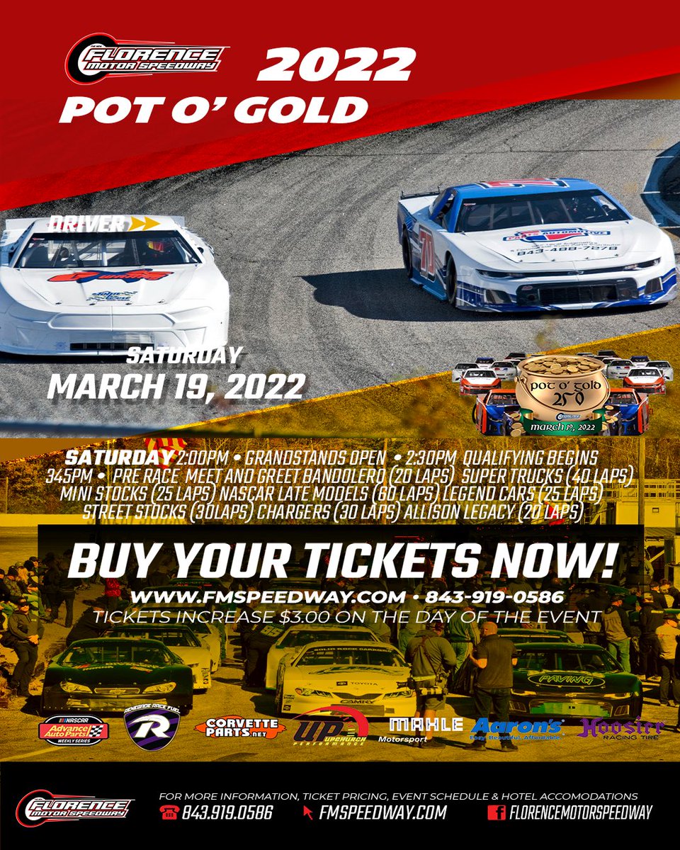 FmSpeedway2025's tweet photo. We're back in action at Florence Motor Speedway and you couldn't ask for better weather!! ☀️Make plans to be here for Race #2 of the 2022 #naapws season as FMS race fans will get to enjoy a meet and greet with their favorite Bandolero drivers. https://t.co/QuZCU2uDCv