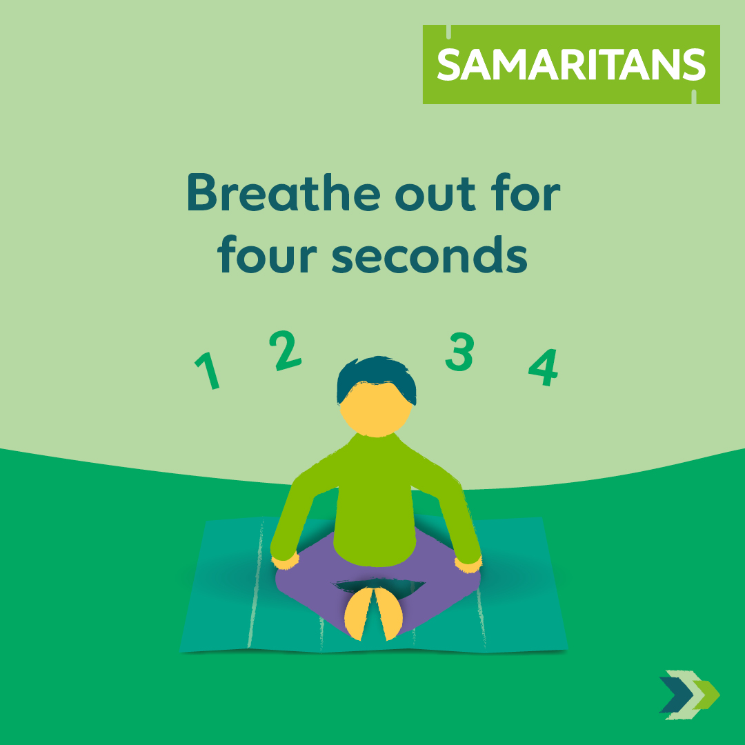 samaritans's tweet photo. Stop scrolling and take a moment to breathe 💚 https://t.co/mp2y03rmvv