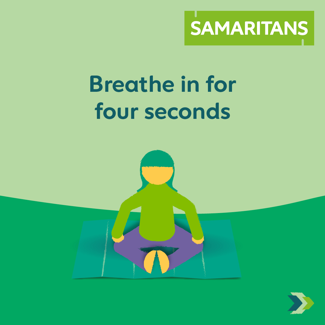 samaritans's tweet photo. Stop scrolling and take a moment to breathe 💚 https://t.co/mp2y03rmvv