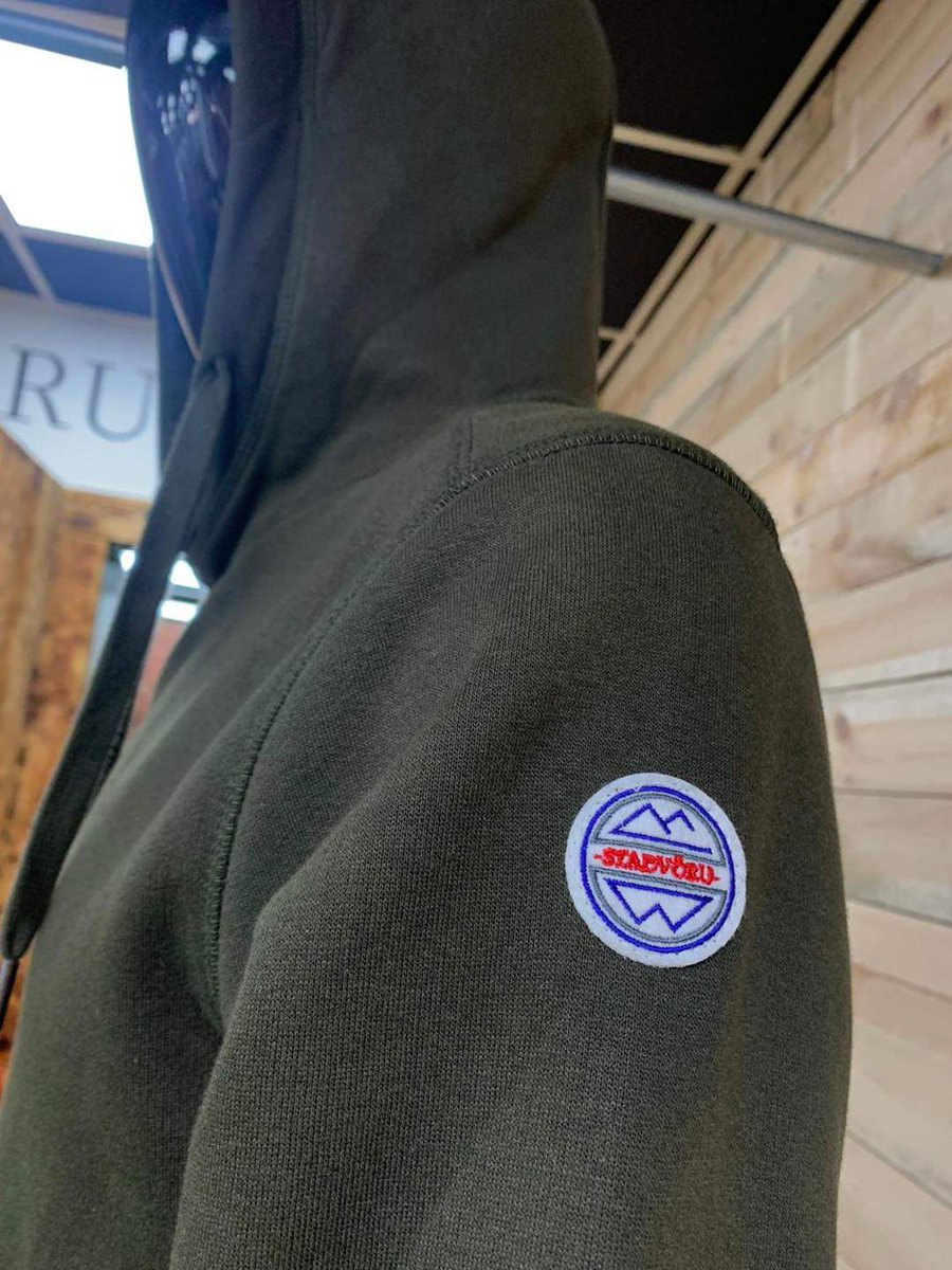 Hoodies now only £24.99 just like this Khaki badged logo pictured below. Limited sizes now left so why not check out the website and order today in our site clearance sale.

stadvoru.co.uk