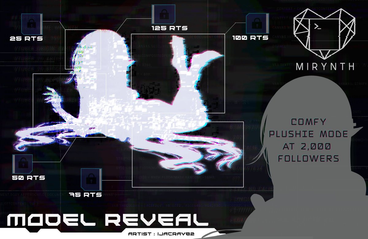 mirynth's tweet photo. mirynth@ms392u-PC:~$ model_status

c̷̡̰͎̿̀͜ọ̴̹̞̎̿r̸̫̾̔͝͠r̸̯̃̚̕͝û̵̜̙͈p̴̤͑̔t̵͈̻̯̽̊̎e̴̪͊̋d̴̢̈́̚͠

Starting recovery sequence... 
Progress:
░░░░░░░░░░░░░░░░░░░░░░  0%

#envtuber #vtuber #VtuberDebut #modelreveal #VTuberUprising https://t.co/mtzkwz8Zkl