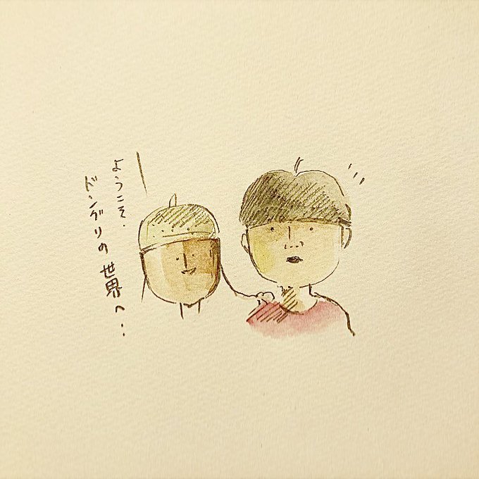 マッシュヘアーのtwitterイラスト検索結果