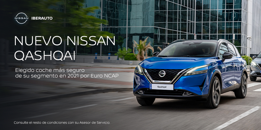 👑 No solo estamos hablando del Rey de los SUV por su diseño y deportividad. El Nuevo #NissanQashqai también puede presumir de ser elegido el coche más seguro de su segmento en 2021 por Euro NCAP.

 👉Ven a descubrirlo a Nissan Iberauto: bit.ly/3N2hZCO