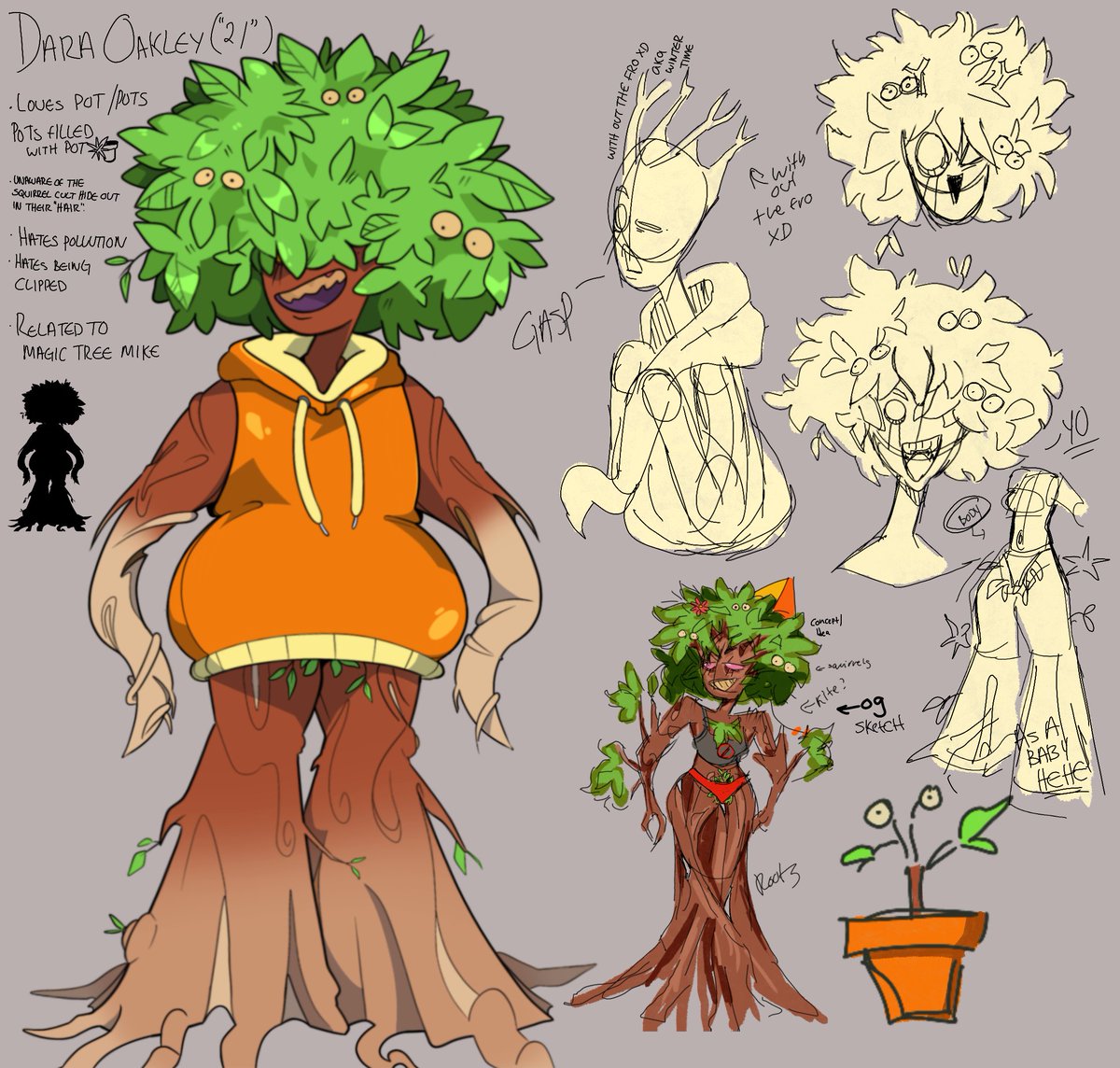 RatKnee's tweet photo. #monstercamp OC Dara Oakley !! 
Who doesn't love a pot filled with pot uwu  @monsterprom
#monsterprom #oc https://t.co/qFH4k4c4rl