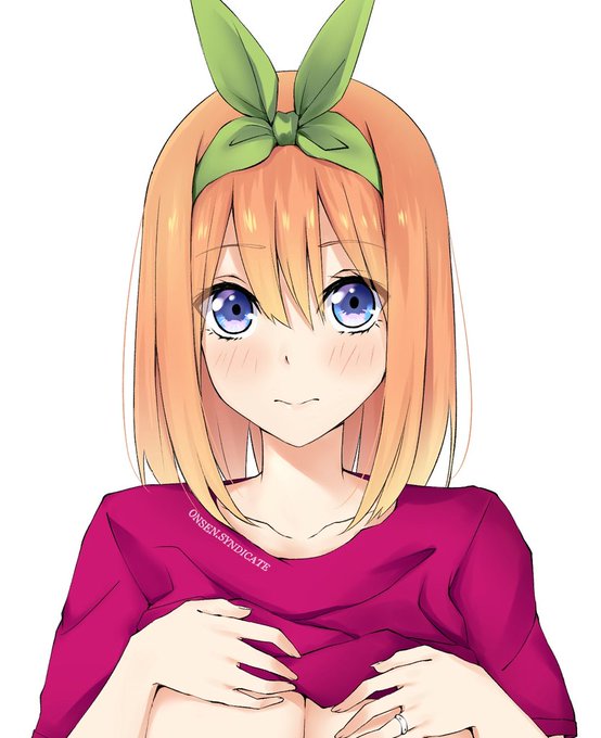 GS ArtsさんがTwitterに投稿した中野四葉(五等分の花嫁)のイラスト。