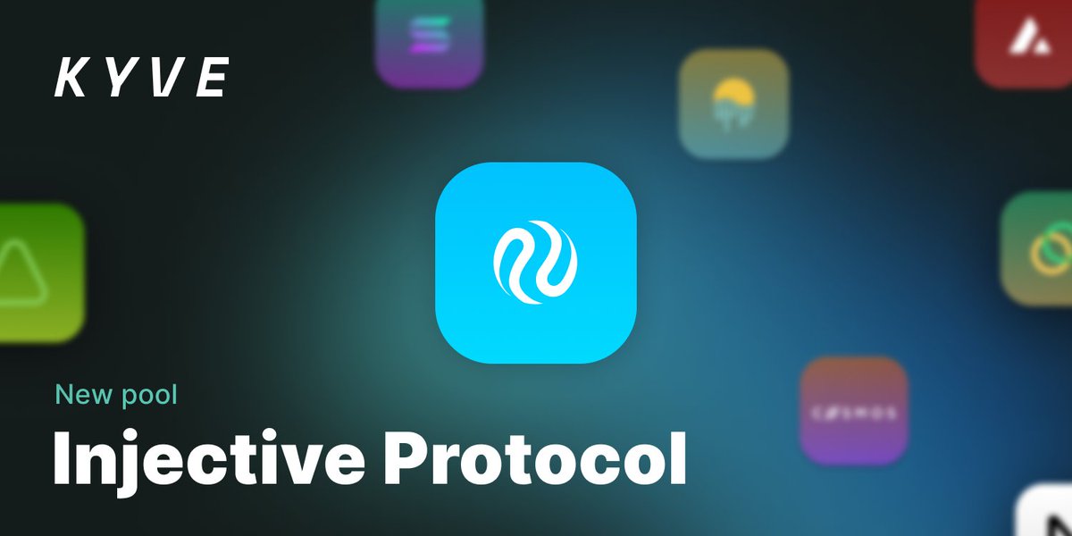 Announcing that <a href="/KYVENetwork/">KYVE 💫</a> has integrated with <a href="/InjectiveLabs/">Injective Labs</a>! 🎉✨

Through this integration, developers using Injective will now be able to leverage KYVE’s data storage solution to access reliable, verified, and permanently-stored data 🧵⬇️