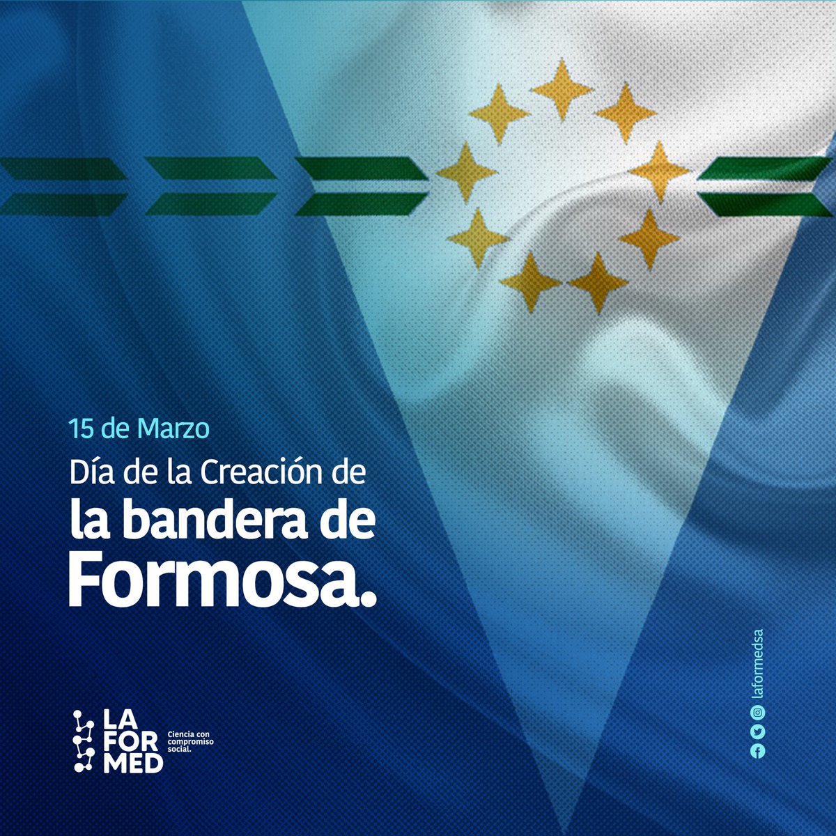 laformedsa's tweet photo. 💙 ¡ANIVERSARIO DE LA CREACIÓN DE NUESTRA BANDERA!  💙⁣
👫🏻 Recordamos hoy nuestra historia e identidad !⁣
 ⁣
🙋🏻‍♀️ ¿Querés saber más de nuestra bandera? 👇🏼⁣ https://t.co/lfJLQdBkd5