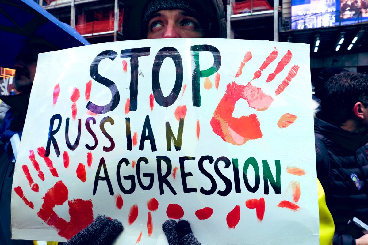 Ukrainians have proven to the world that they are willing to stop tanks with their bare hands to defend their country and democracy against russian invasion. #PlanesForUkraine is the least the world can do to #StandwithUkraine. <a href="/StateDept/">Department of State</a> <a href="/SecBlinken/">Secretary Antony Blinken</a>