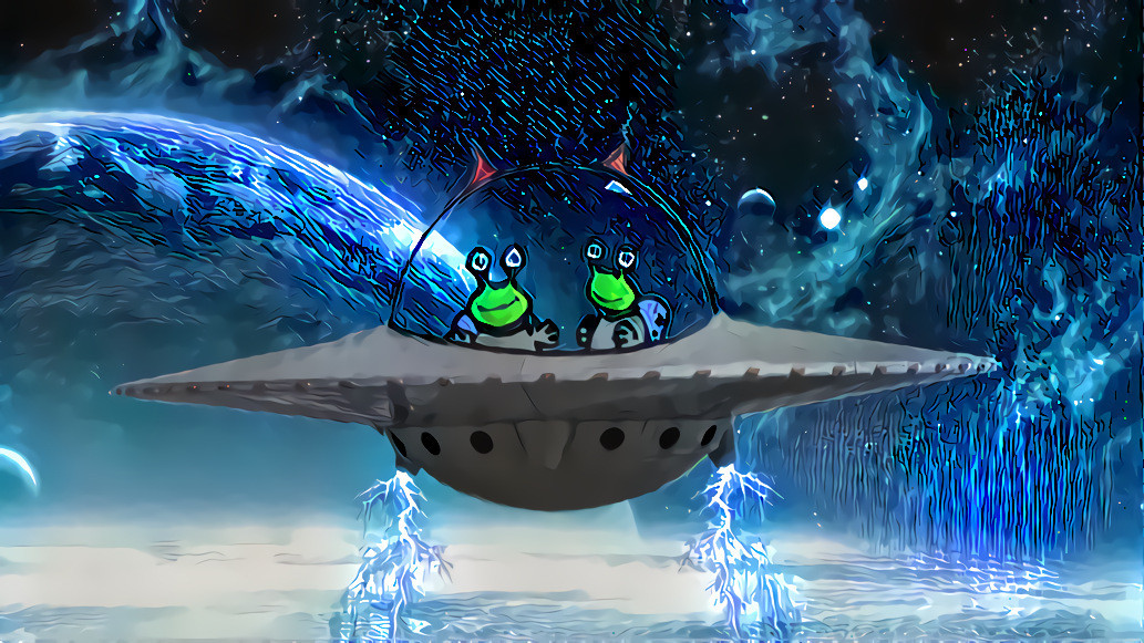 BlueBluessArt's tweet photo. Frog Ufo 1/1 PCS Listed On ✅
@opensea

#nft #nftart #nftcollector #nftartist #nftcommunity #nfts #nftartists #nftartgallery #nftarts #nftcollectibles #nftcollection #nftartwork https://t.co/LMprfUyukf