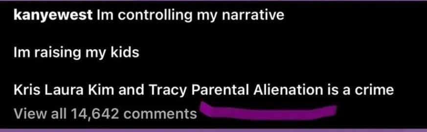NataliePage's tweet photo. The world is getting a live demonstration of the perps playbook, thanks to Kanye West.
He's at the parental alienation allegation stage. It's usually alleged in response to an abuse victim acting protectively to try and limit their behaviour. Abusers don't react well to limits. https://t.co/apiNmcXnZm