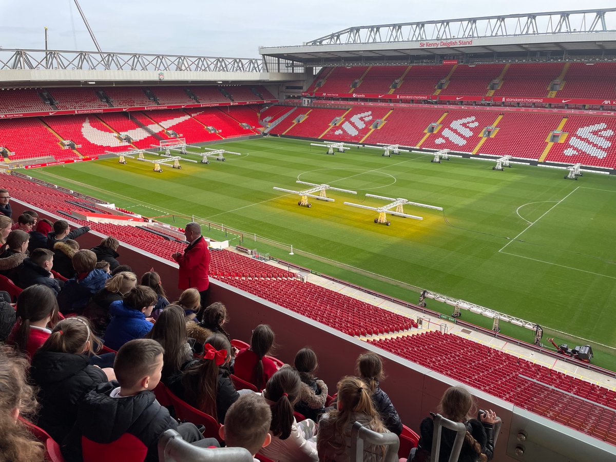 EastwayPrimary's tweet photo. What a day!! We are so lucky! Thank you so much to @LFCFoundation #LFC #anfieldstadium #BringingLearningtoLife @Mighty_Red https://t.co/do4ZtF8Zfo