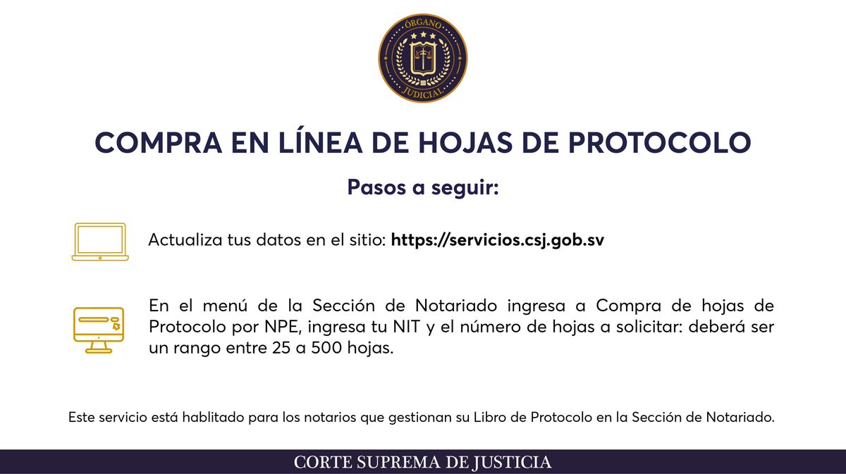 Corte Suprema de Justicia de El Salvador tweet media
