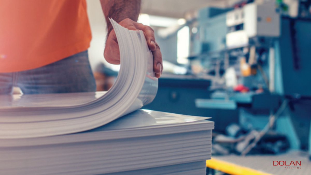 We offer sustainable options for our customers, including a range of recycled papers and low-impact inks. dolanprinting.com/services/ #visiblydifferent