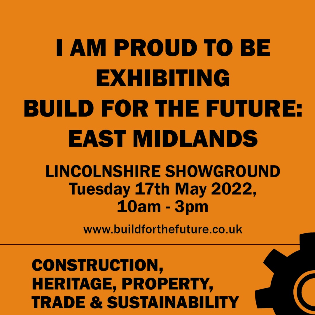 We are pleased to share that we are exhibiting at @lincscham Build for The Future event on 17 May at #Linconshire Showground! For more information visit: buildforthefuture.co.uk #Lincolnshire #Showground #Event #Sustainability #SustainableCommunities