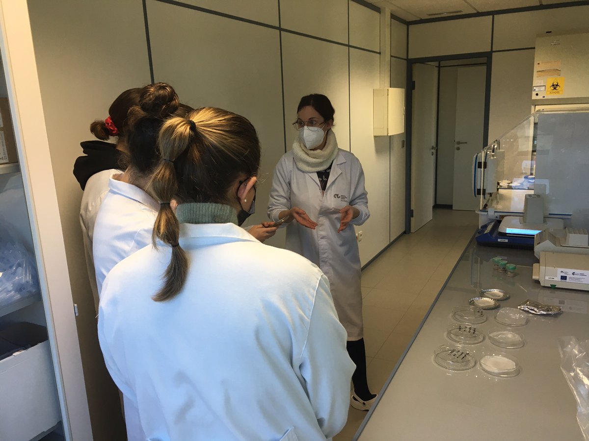 ITACYL's tweet photo. Estudiantes de Grado en Ciencia y Tecnología de los Alimentos de @unileon han visitado las instalaciones del #CentroDeInnovaciónEnBioproductosAgroalimentarios #CIBAG del #ITACyL. ¡¡Esperamos que haya resultado interesante nuestro trabajo en #BioeconomíaAgroalimentaria!! https://t.co/ym5iMuru7u