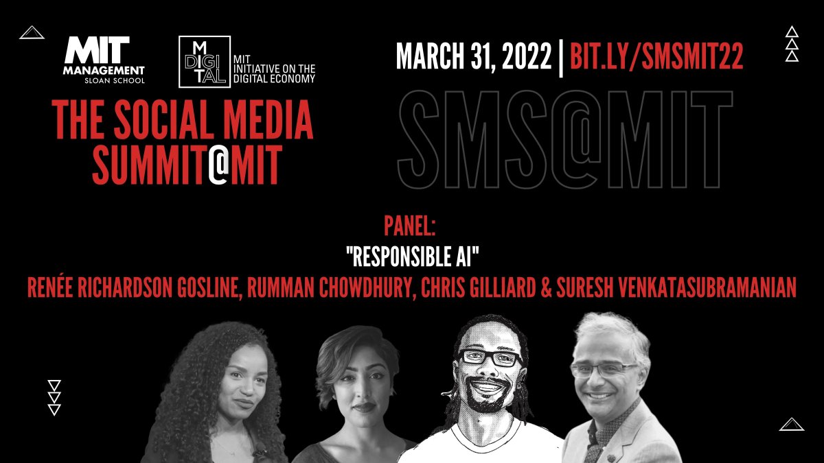 mit_ide's tweet photo. On 3/31 @MITSloan professor + @mit_ide research lead @reneegosline will moderate an expert panel exploring ways organizations can prioritize #accountability + #transparency + insight on “human first” approaches to technology
Join us for The SMS@MIT
Tix: https://t.co/7tV19P1B2h https://t.co/DxPcsWOEPv